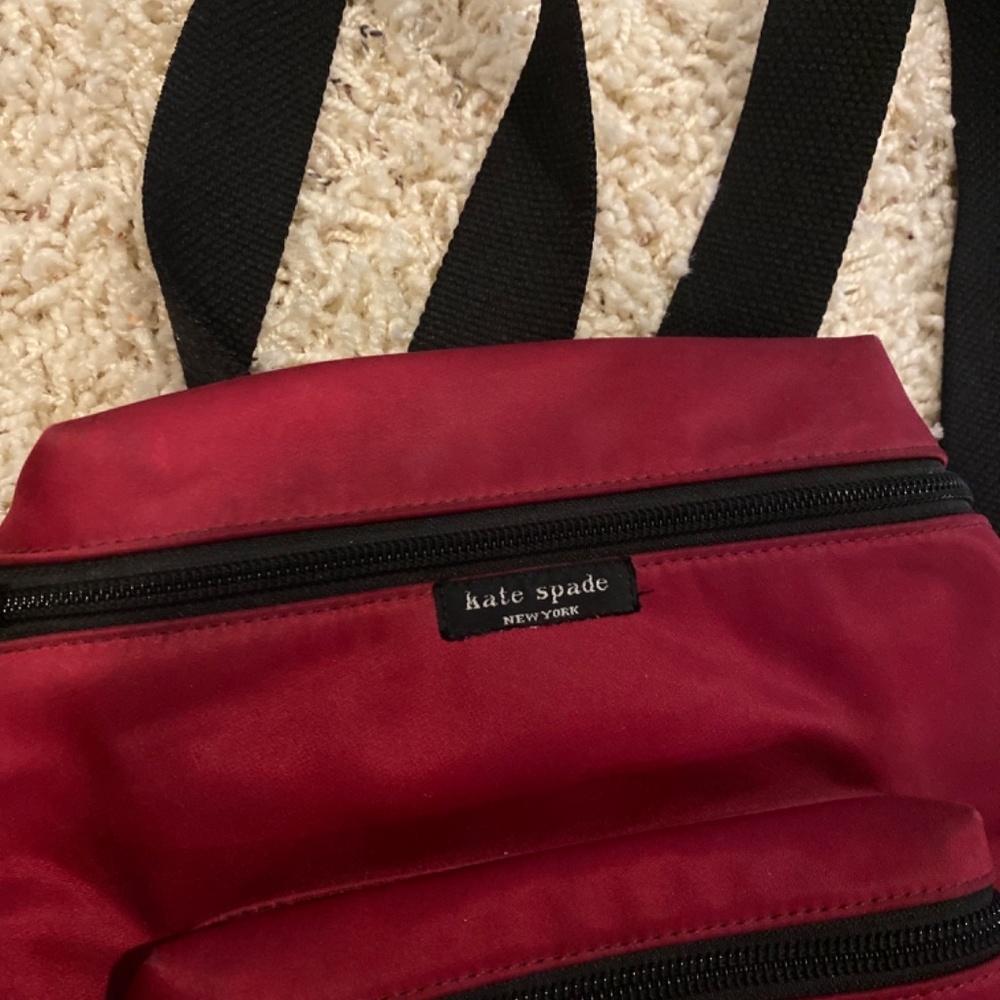 Red Kate Spade Mini Backpack - Picture 2 of 3